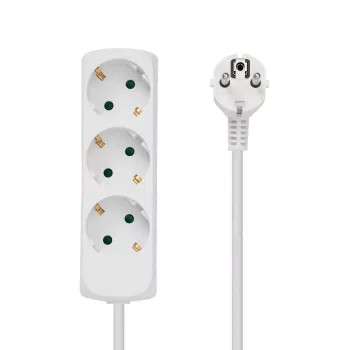 Extensão elétrica Microconnect GRU003W 1,8 m 3 tomadas AC interior branco