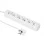 Extensão elétrica Microconnect GRU00615W 1,5 m 6 tomadas AC branco