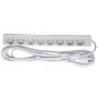 Microconnect GRU00850WDK Extensão elétrica 5 m 8 tomadas AC interior branco