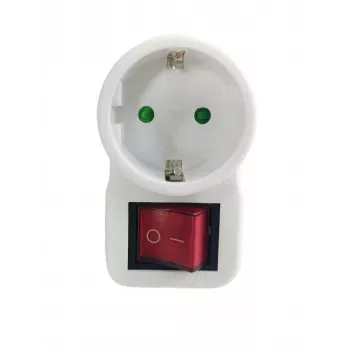 Microconnect GRUTIMER2 protetor contra sobretensões branco 1 tomada(s) AC 230 V