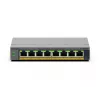 NETGEAR GS108EPP Não gerido Gigabit Ethernet (10/100/1000) Power over Ethernet (PoE) secretária/montagem na parede cinzento