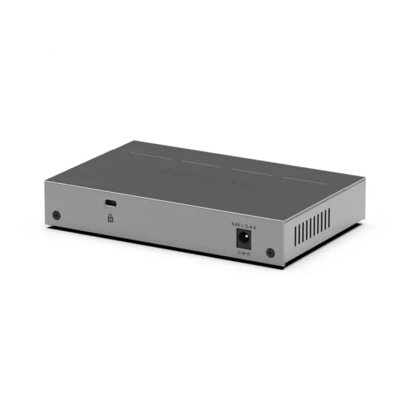 NETGEAR GS108EPP Não gerido Gigabit Ethernet (10/100/1000) Power over Ethernet (PoE) secretária/montagem na parede cinzento