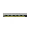 Switch PoE gerido L2/L3 Gigabit Ethernet Netgear GS116EPP — 16x RJ-45 10/100/1000, 1x SFP, 8000 entradas MAC, cinzento