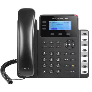 Telefone IP Grandstream GXP1630 preto cinzento