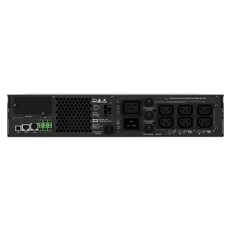 Fonte de alimentação ininterrupta (UPS) Vertiv Liebert GXT5, dupla conversão (online), 3 kVA, 3000 W, 7 saídas AC