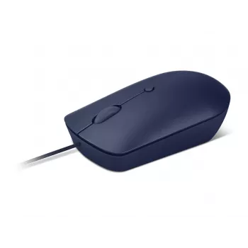Rato ótico com fio USB-C Lenovo GY51D20878, ambidestro, 2400 DPI, 4 botões, azul