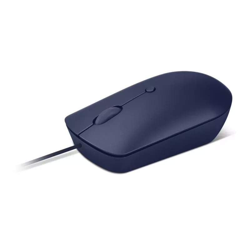 Rato ótico com fio USB-C Lenovo GY51D20878, ambidestro, 2400 DPI, 4 botões, azul