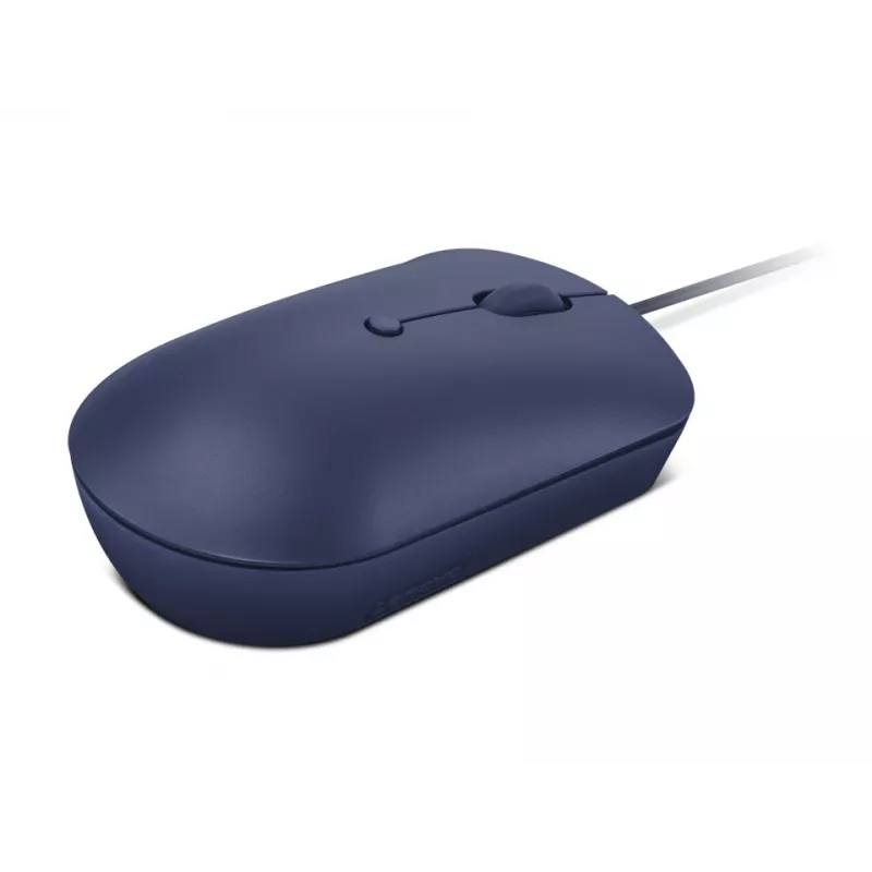 Rato ótico com fio USB-C Lenovo GY51D20878, ambidestro, 2400 DPI, 4 botões, azul