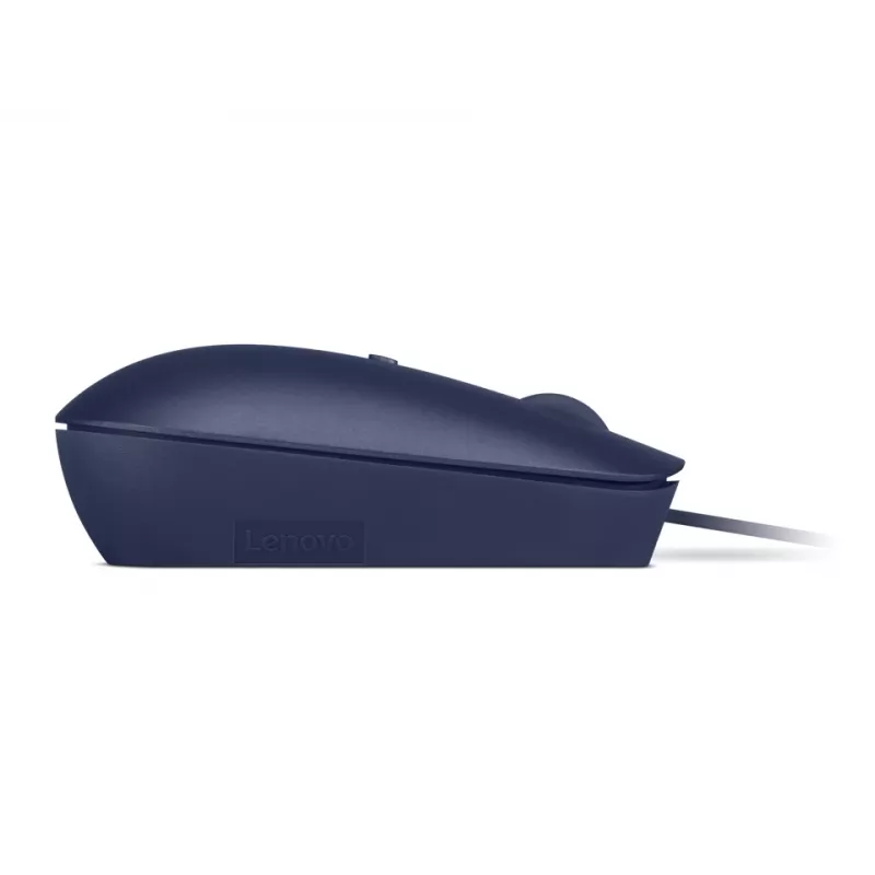 Rato ótico com fio USB-C Lenovo GY51D20878, ambidestro, 2400 DPI, 4 botões, azul