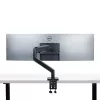 StarTech.com H1M1AG1-MONITOR-ARM suporte de secretária para monitores ultrapanorâmicos curvos de 49 polegadas, braço mecânico de mola, braço giratório, VESA, grampo em C / montagem em orifício, máx. 44 lb