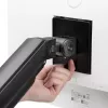 StarTech.com H1M1AG1-MONITOR-ARM suporte de secretária para monitores ultrapanorâmicos curvos de 49 polegadas, braço mecânico de mola, braço giratório, VESA, grampo em C / montagem em orifício, máx. 44 lb