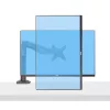 StarTech.com H1M1AG2-MONITOR-ARM suporte de secretária para monitor, para ecrãs até 32 polegadas, braço articulado, grampo em C, conforme com TAA, plástico/aço, preto