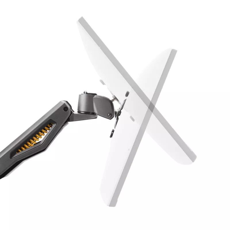 StarTech.com H1M1AG2-MONITOR-ARM suporte de secretária para monitor, para ecrãs até 32 polegadas, braço articulado, grampo em C, conforme com TAA, plástico/aço, preto