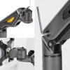 StarTech.com H1M1AG2-MONITOR-ARM suporte de secretária para monitor, para ecrãs até 32 polegadas, braço articulado, grampo em C, conforme com TAA, plástico/aço, preto