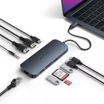 Dock/replicador de portas para portátil Targus HD4006GL USB 3.2 Gen 2 (3.1 Gen 2) Type-C preto