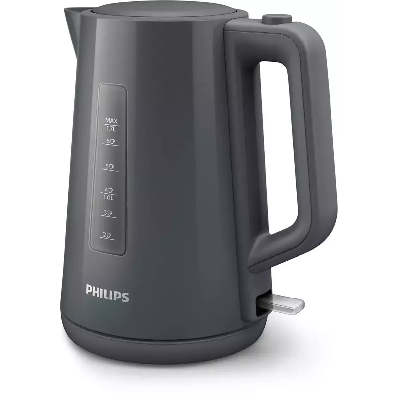 Chaleira elétrica Philips série 3000 HD9318/10 1,7 L 2200 W cinzenta
