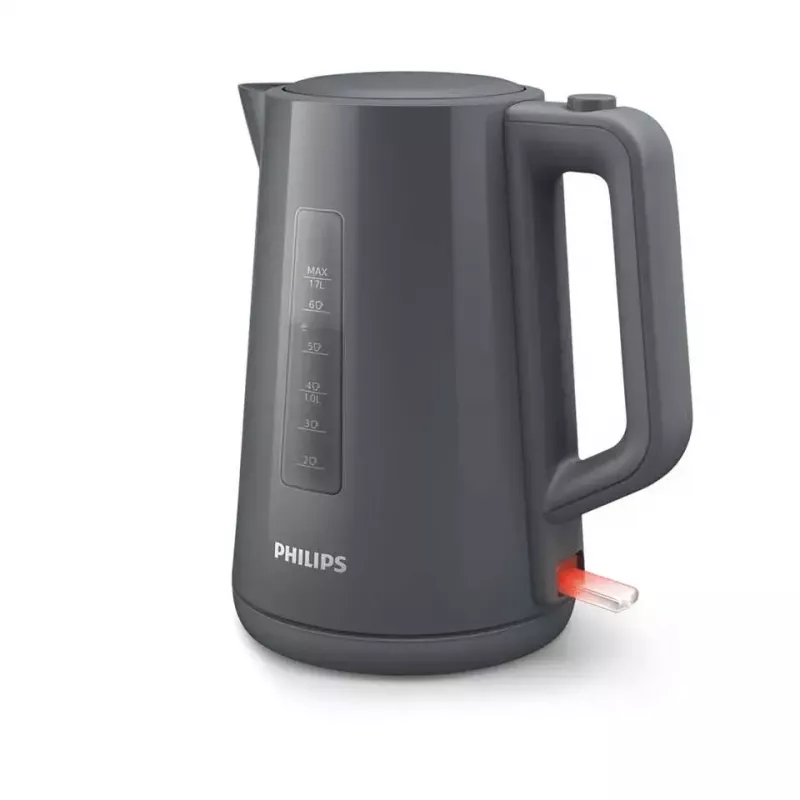 Chaleira elétrica Philips série 3000 HD9318/10 1,7 L 2200 W cinzenta