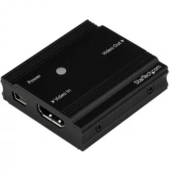 Amplificador de sinal HDMI StarTech.com - Extensor HDMI - 4K 60Hz, 3840 x 2160 píxeis, Repetidor AV, 35 m, preto, HDCP