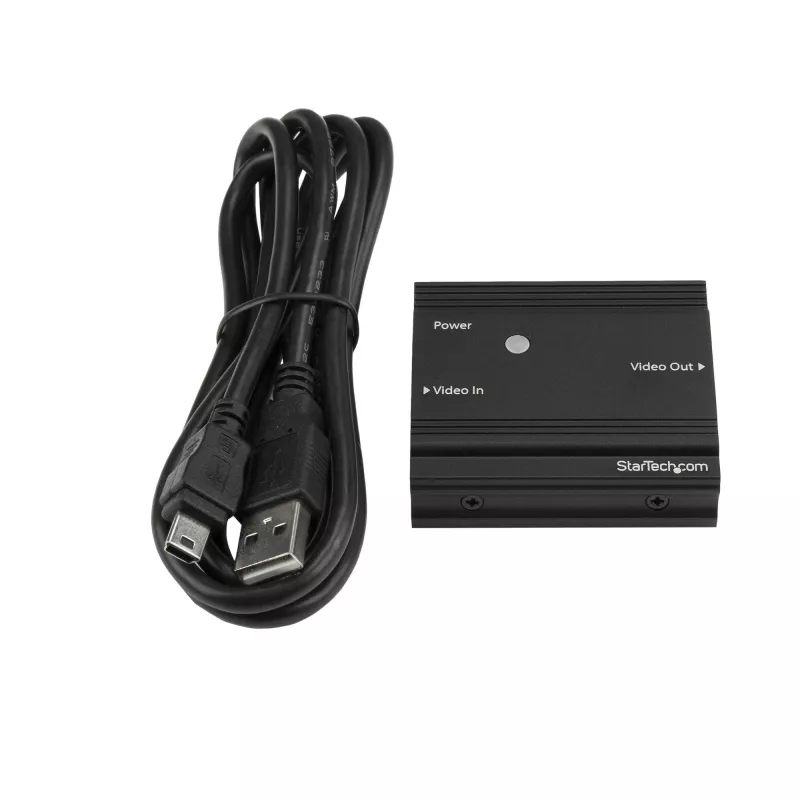 Amplificador de sinal HDMI StarTech.com - Extensor HDMI - 4K 60Hz, 3840 x 2160 píxeis, Repetidor AV, 35 m, preto, HDCP