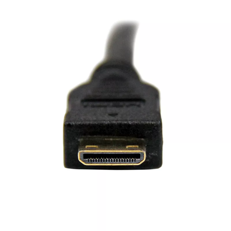 StarTech.com HDCDVIMM1M 1 m cabo Mini HDMI para DVI-D, Mini HDMI Tipo C (19 pinos) macho para DVI-D macho, blindado, preto