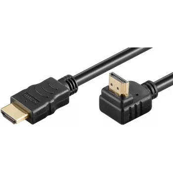 Cabo HDMI Microconnect HDM19191V2.0A90 1 m HDMI Type-A (Standard) preto