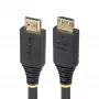 Cabo StarTech.com 15 ft (4,5 m) High Speed HDMI com fichas de aperto, 4K 60Hz/1440p 144Hz, HDR10/HDCP 2.2/ARC, 18Gbps, cabo UHD HDMI 2.0 para TV/monitor/ecrã, revestimento TPE