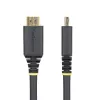 Cabo StarTech.com 15 ft (4,5 m) High Speed HDMI com fichas de aperto, 4K 60Hz/1440p 144Hz, HDR10/HDCP 2.2/ARC, 18Gbps, cabo UHD HDMI 2.0 para TV/monitor/ecrã, revestimento TPE