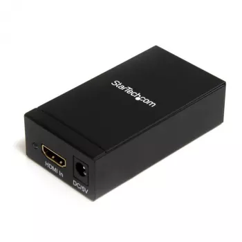 Conversor ativo StarTech.com HDMI ou DVI para DisplayPort, conversor de vídeo ativo, alimentação, preto, aço, CE, FCC, RoHS, 1920 x 1200 píxeis