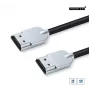 Cabo HDMI Microconnect HDMISUPERSLIM1M 1 m HDMI Type-A (Standard) preto, metálico