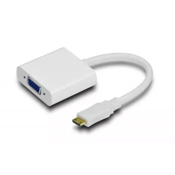 Adaptador de cabo de vídeo Microconnect HDMIVGA 15 m VGA (D-Sub) HDMI Type-C (Mini) preto