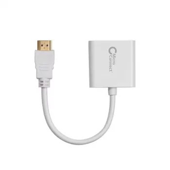 Adaptador de cabo de vídeo Microconnect HDMVGA1 0,15 m HDMI Type-A (Standard) VGA (D-Sub) branco
