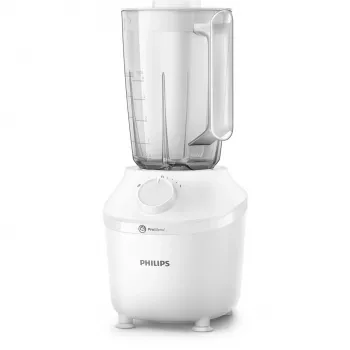 Batedeira de mesa Philips HR2041/00 — 450 W, recipiente de plástico de 1,9 L, lâminas de aço inoxidável, branca