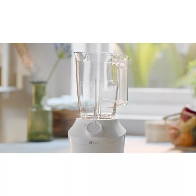 Batedeira de mesa Philips HR2041/00 — 450 W, recipiente de plástico de 1,9 L, lâminas de aço inoxidável, branca