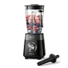 Batedeira de copo Philips 5000 Series HR3030/00 — recipiente de vidro de 2 L, 1200 W, trituração de gelo, preta