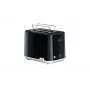 Torradeira BRAUN HT1010BK — 2 fatias, 900 W, preta, caixa de plástico, ranhura 132×35×119 mm