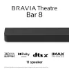 Sony BRAVIA Theatre Bar 8 – barra de som Dolby Atmos, 11 altifalantes, Wi-Fi, Bluetooth, 360 Spatial Sound Mapping