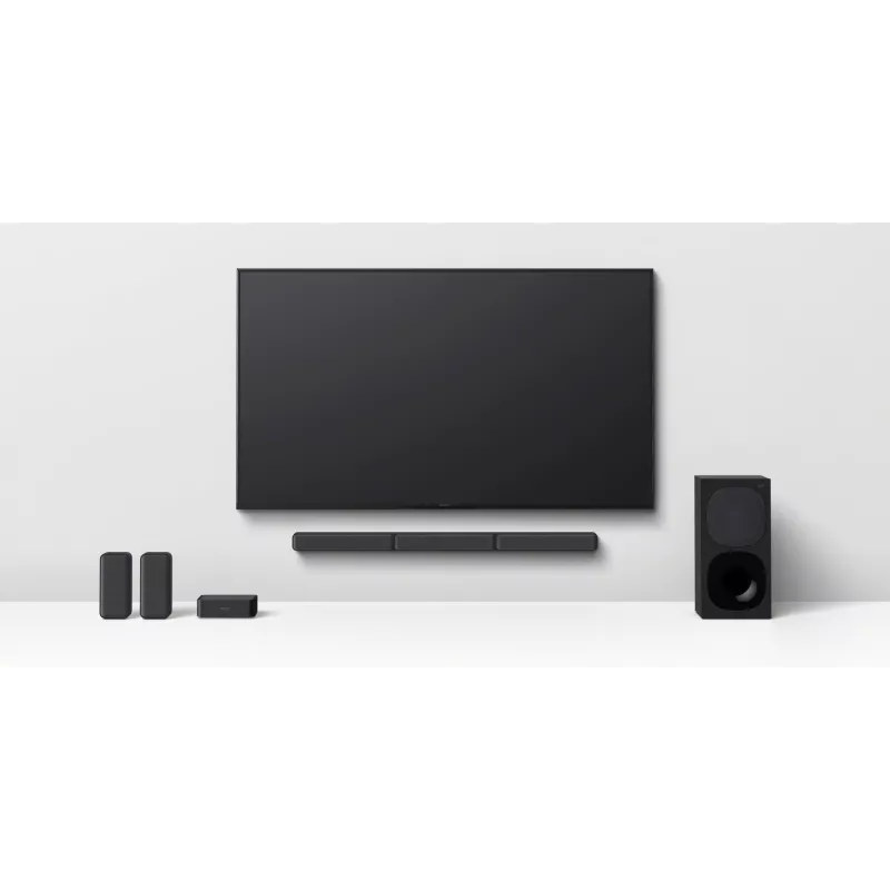 Sistema de colunas de cinema em casa Sony HT-S40R 5.1 canais 600 W sem fios preto