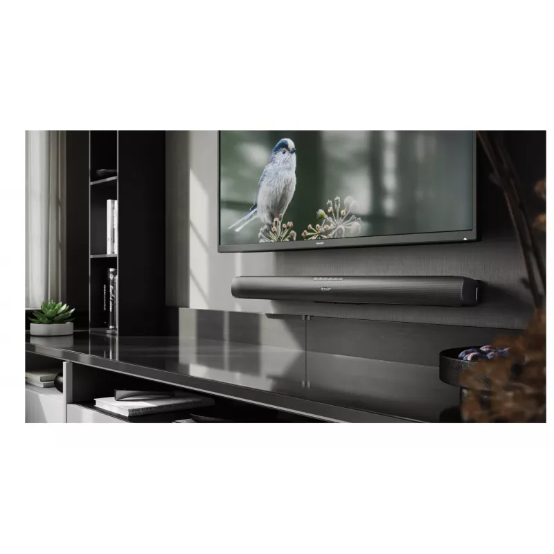 Coluna soundbar Sharp HT-SB100 preto 2.0 canais 75 W