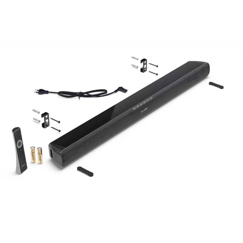 Coluna soundbar Sharp HT-SB100 preto 2.0 canais 75 W
