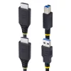 Cabo KVM StarTech.com 1,8 m HDMI e USB 5 Gbit/s, 4K 60Hz, cabo combo HDMI 2.0 e USB para comutadores KVM