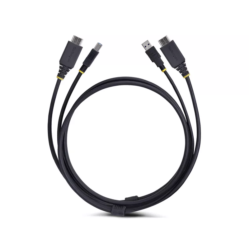 Cabo KVM StarTech.com 1,8 m HDMI e USB 5 Gbit/s, 4K 60Hz, cabo combo HDMI 2.0 e USB para comutadores KVM