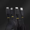 Cabo KVM StarTech.com 1,8 m HDMI e USB 5 Gbit/s, 4K 60Hz, cabo combo HDMI 2.0 e USB para comutadores KVM