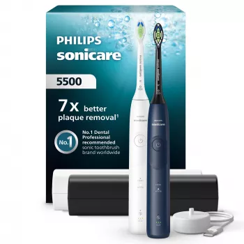 Escova de dentes sónica recarregável Philips Sonicare Series 5500 HX7119/01