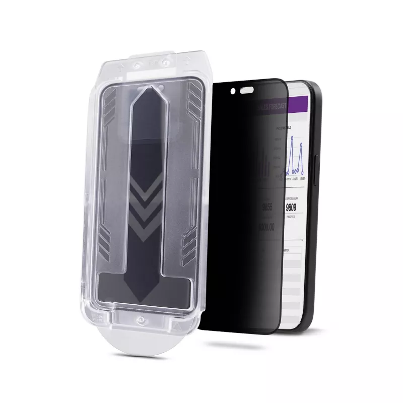 Película de privacidade 4-Way 360 StarTech.com para iPhone 16, suporta orientação horizontal/vertical, compatível com toque, vidro temperado, filtro 4-Way, TAA