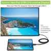 Cabo adaptador Techly USB-C macho para HDMI 2.0 4K macho 2 m preto