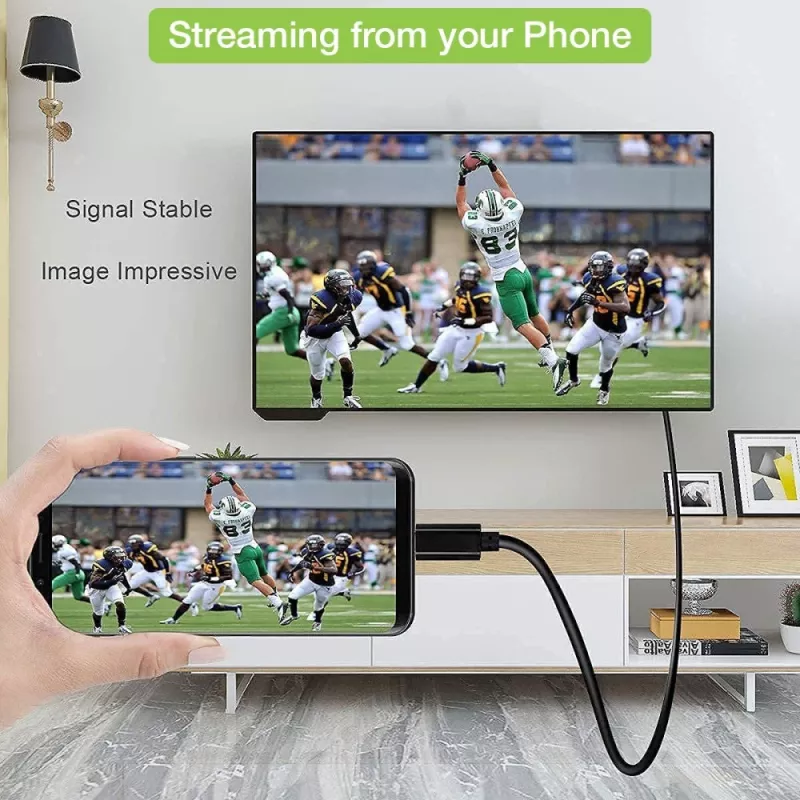 Cabo adaptador Techly USB-C macho para HDMI 2.0 4K macho 2 m preto