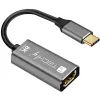 Adaptador gráfico USB Techly IADAP-USBC-HDMI8 7680 x 4320 píxeis preto, prateado