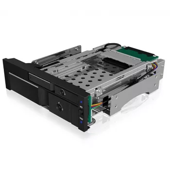 ICY BOX IB-173SSK 2 baías de troca rápida para 1x 2,5 e 1x 3,5 discos SATA/SAS