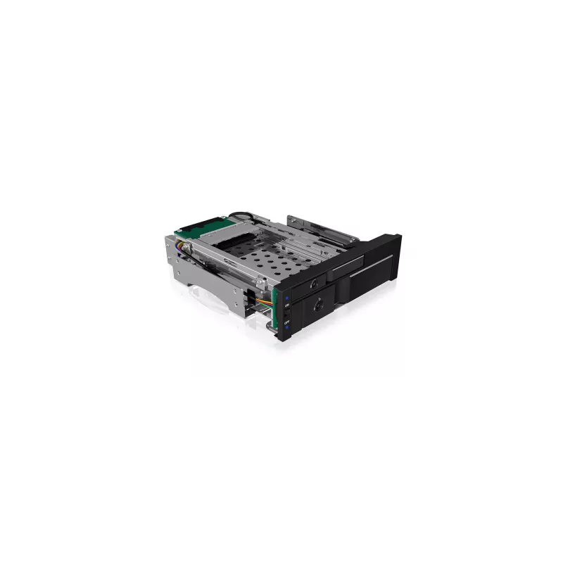 ICY BOX IB-173SSK 2 baías de troca rápida para 1x 2,5 e 1x 3,5 discos SATA/SAS