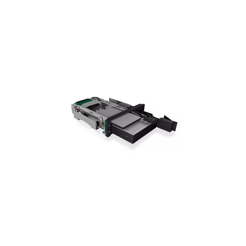 ICY BOX IB-173SSK 2 baías de troca rápida para 1x 2,5 e 1x 3,5 discos SATA/SAS